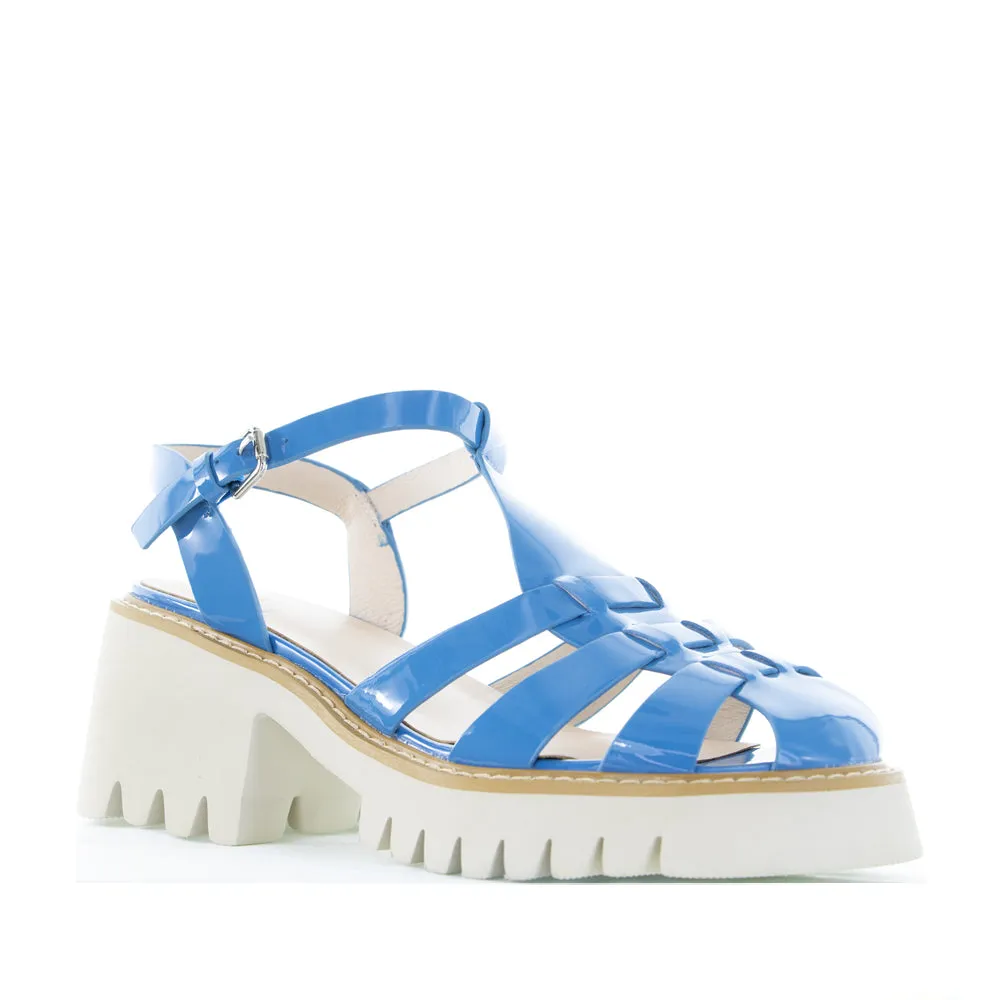 MILA RAINE FUSE BLUE PATENT