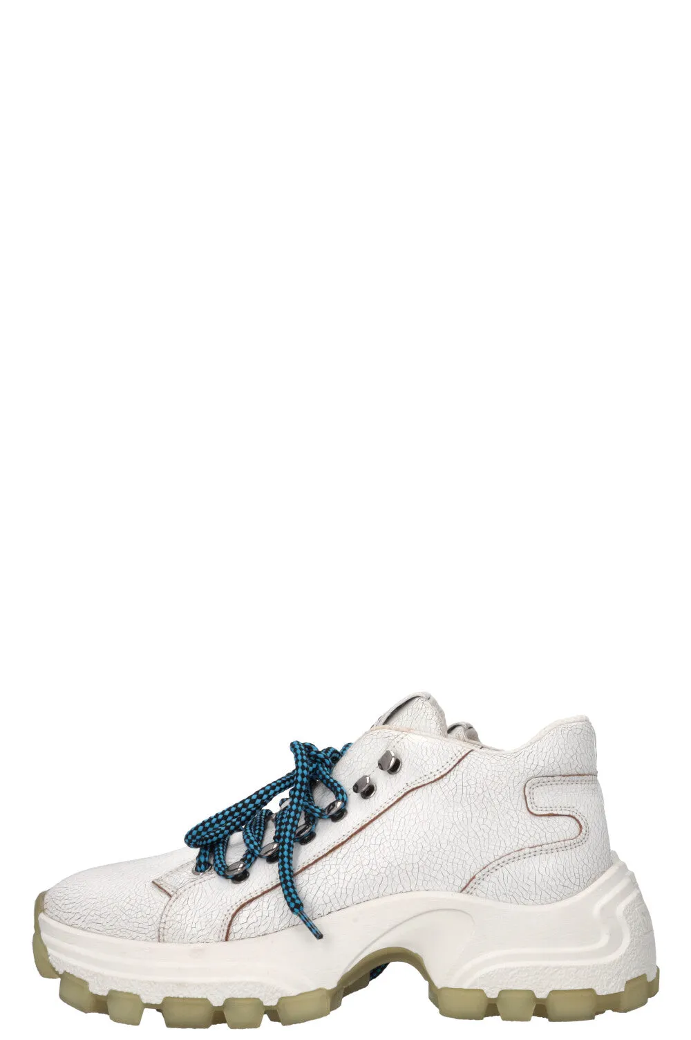 MIUMIU Low Top Hiking Sneaker Leather White
