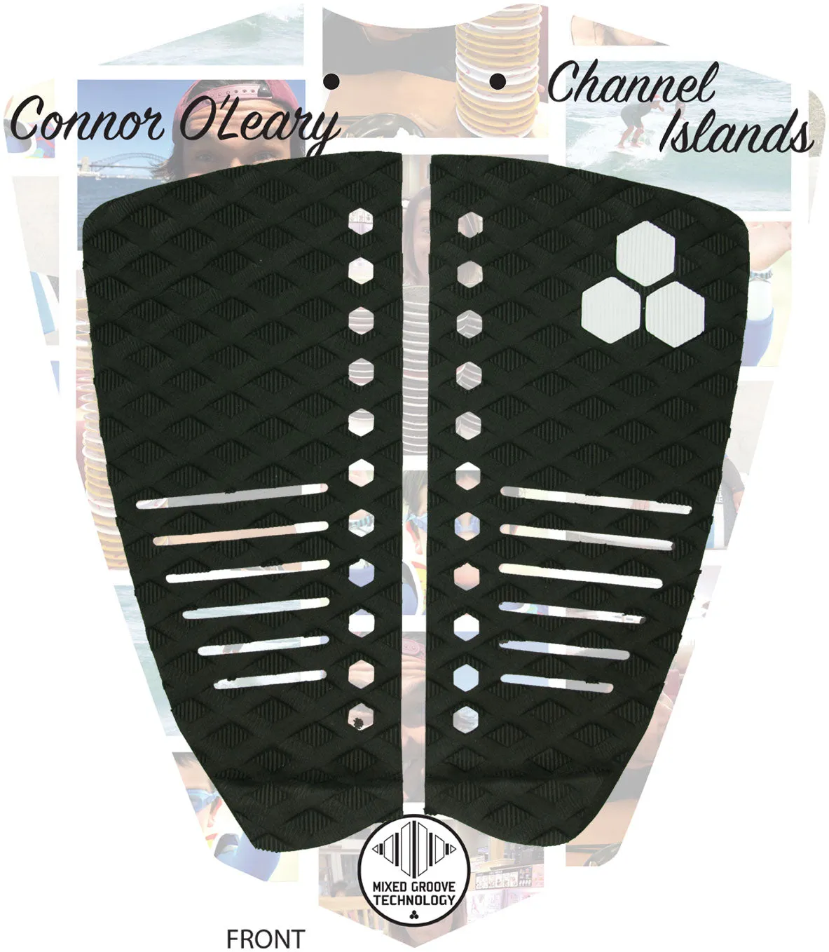 Mixed Groove 2 Piece Flat Pad