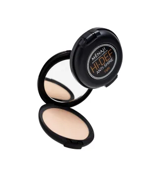 MËNAJI Anti-Shine Powder (HDPV) - Anti-Shine Face Make-Up for Men - Natural Looking Makeup - Mens Cosmetics - Light