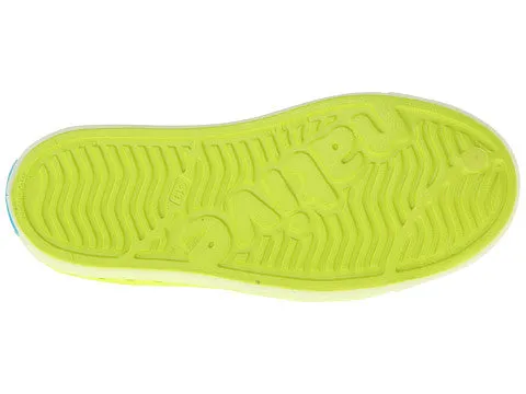 Native Jefferson Green Glow EVA KIds Waterproof Sneaker 13100103 GRN