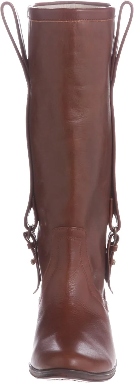 Natstree EWJ396 Side Strap Low Heel Middle Boots