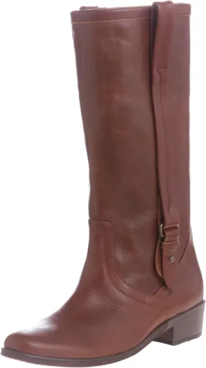 Natstree EWJ396 Side Strap Low Heel Middle Boots