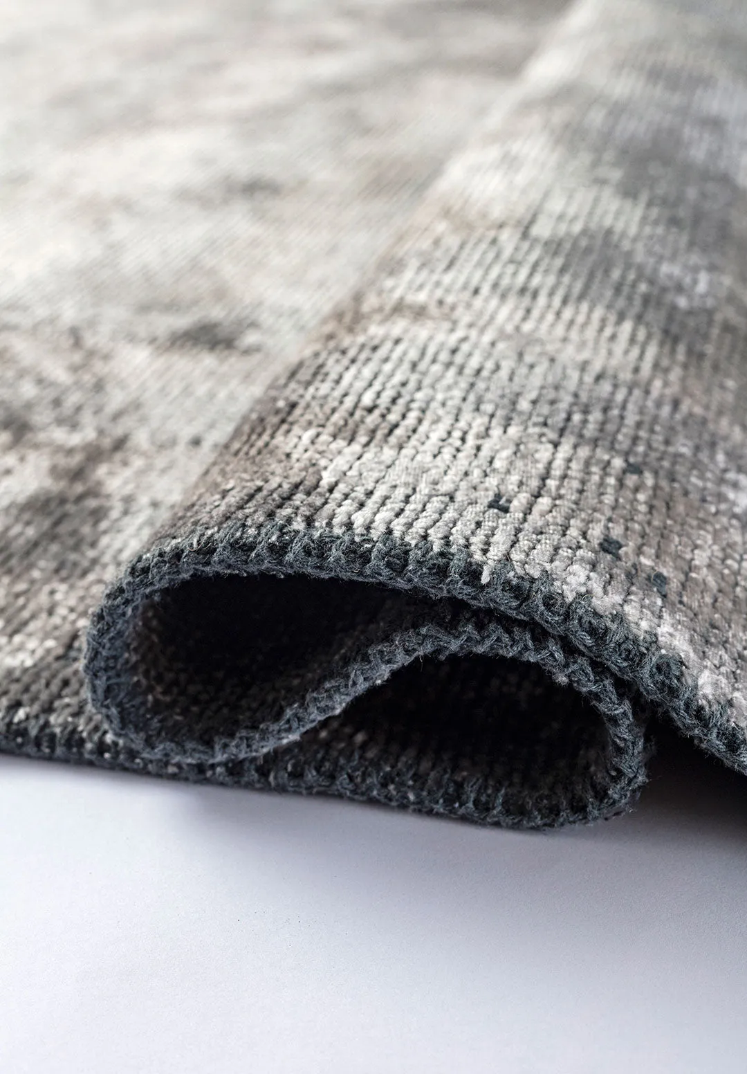 Nest Light Cream - Light Grey Rug