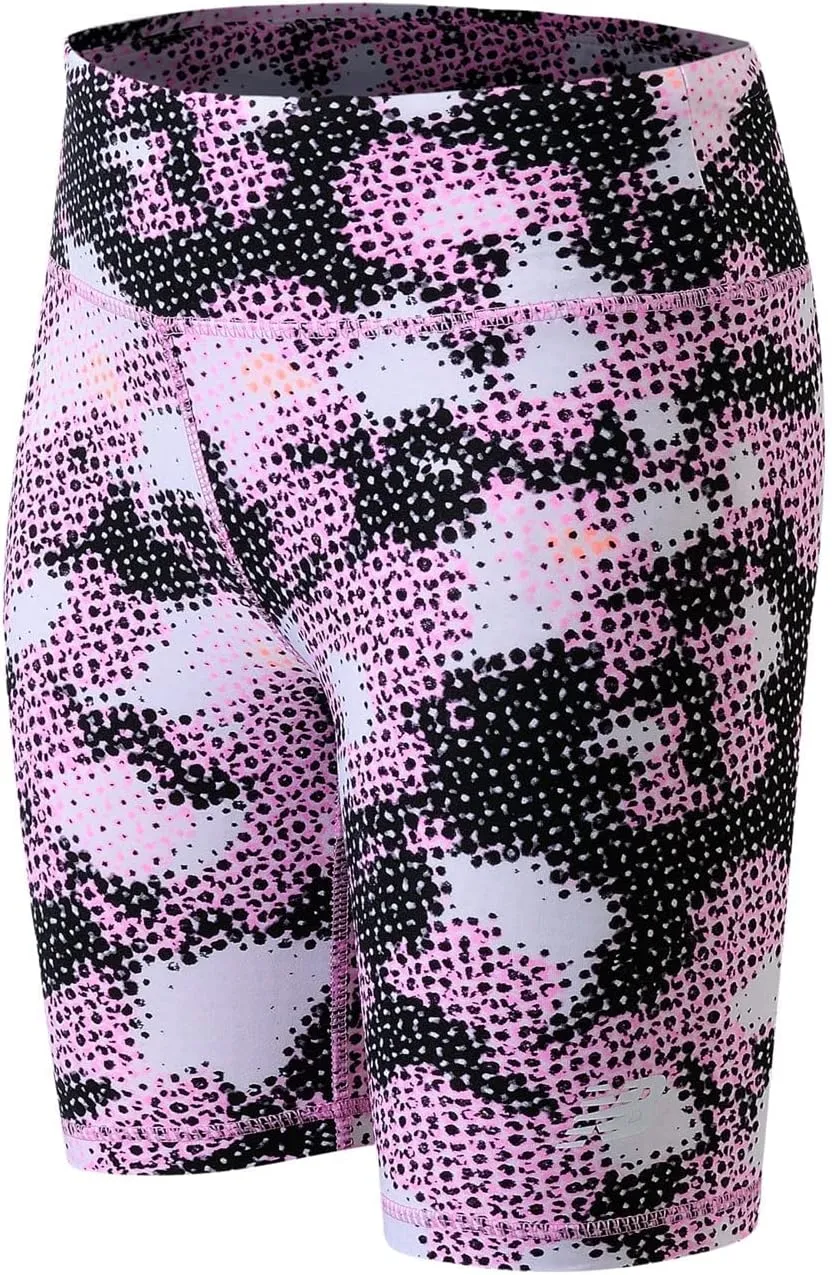 New Balance Girl's Printed Performance Bike Shorts (Big Kids)