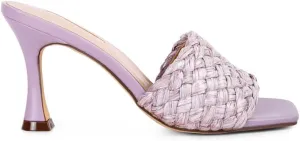 Ny Tour Braided Strap Heel Sandals