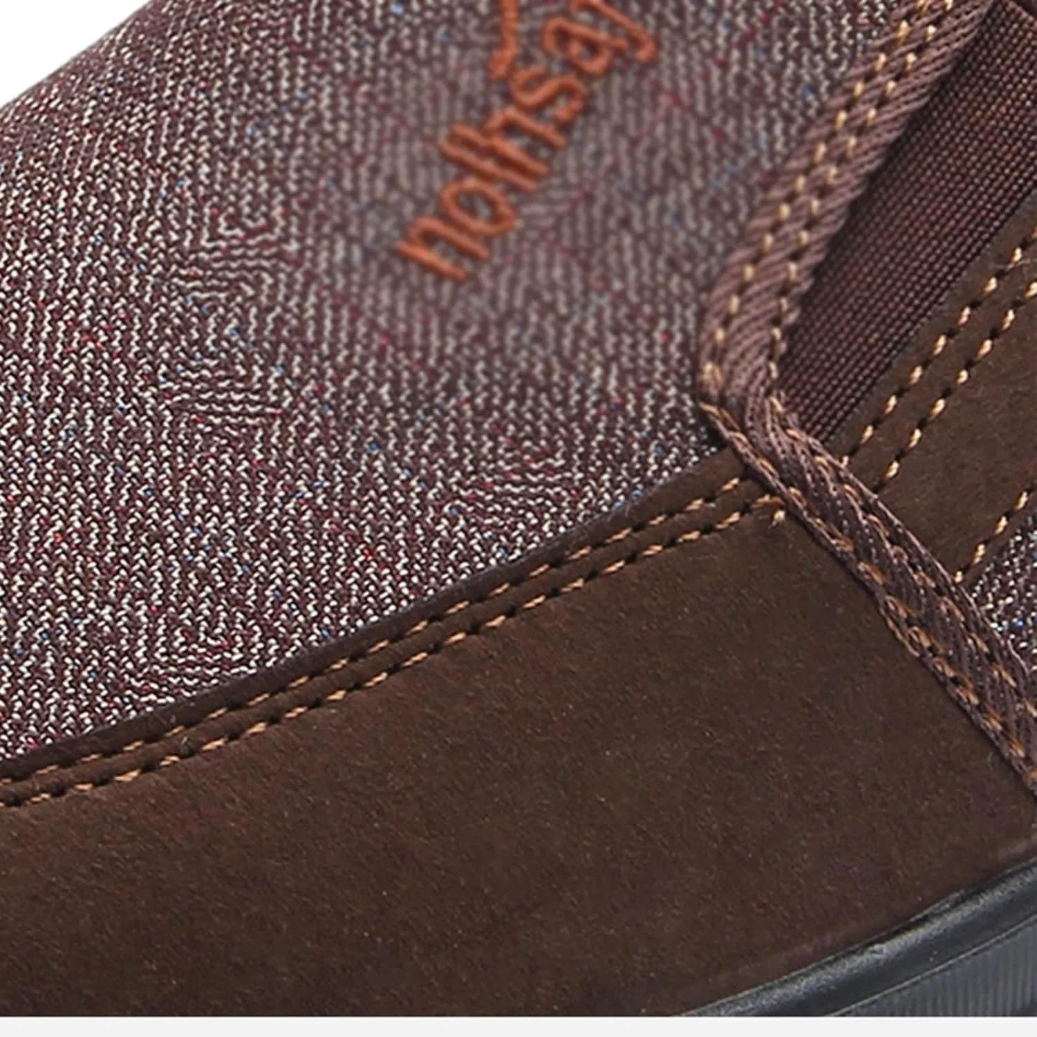 Old Beijing Cloth Shoes, Men Slip-On Chinese Traditional Beijing Kung Fu Tai Chi Breathable Canvas Shoes, Soft Rubber Sole Anti-Slip, for Car Driving, Fishing, Indoor Outdoor Wear