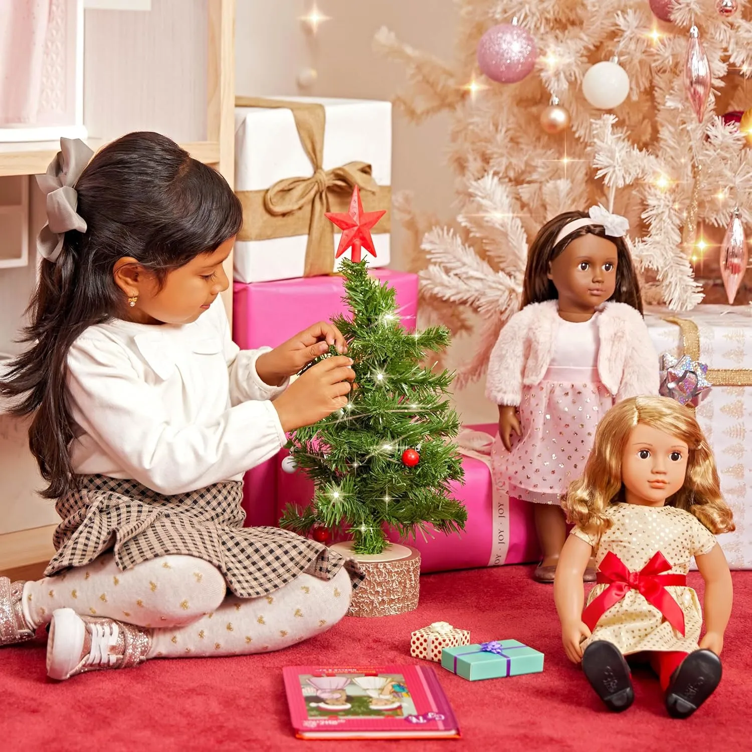 Our Generation - OG Christmas Tree w/Lights & Ornaments, Colour, BD35166Z