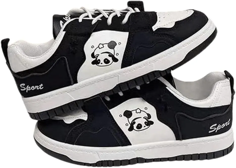 Panda Shoes Sneakers for Women Running Shoes Non Slip On Casual Walking Shoes Fashion Lightweight Sneaker for Work Travel
