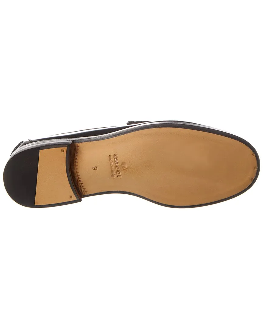 Percentage-off Horsebit Leather Gucci Loafer Trustworthy Gg