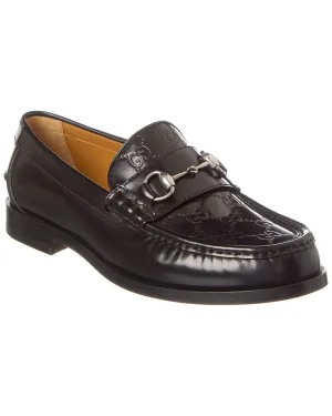 Percentage-off Horsebit Leather Gucci Loafer Trustworthy Gg