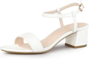 Perphy Open Toe Block Heel Ankle Strap Slingback Sandals for Women