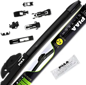 Piaa 97060 24-Inch (600mm) Si-Tech Silicone Wiper Blade, Premium All-Season OEM Windshield Wiper Replacement