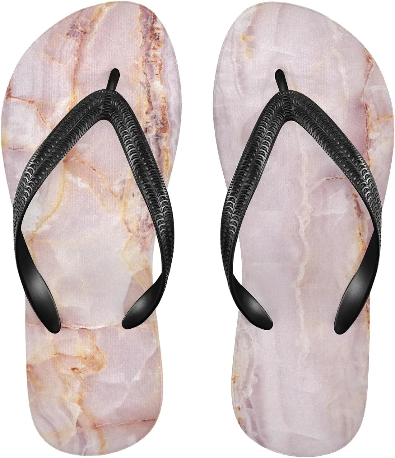 Poeticcity Flip Sandal Men Women Flip Flops for Hotel Spa Home Slippers Bedroom Travel S-XXL