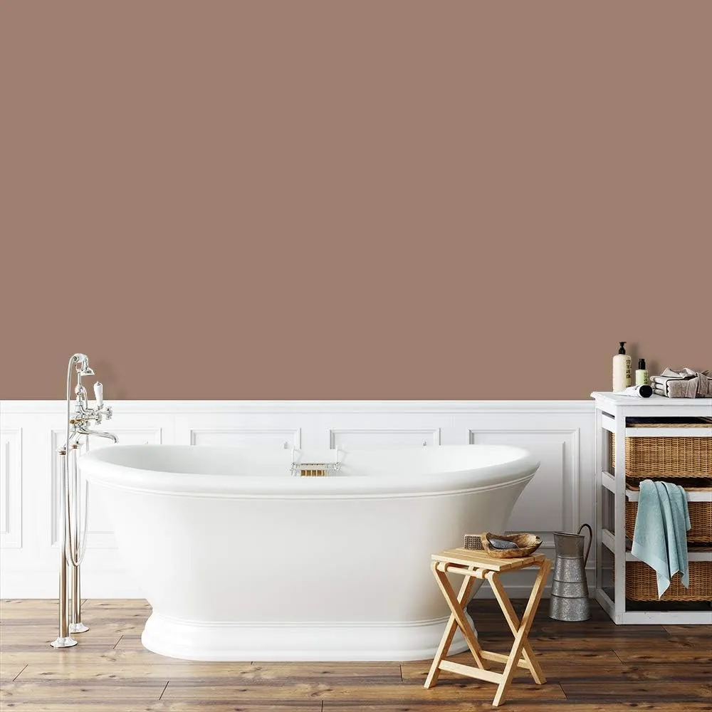 PRESTIGE Paints Exterior Paint and Primer In One, 1-Gallon, Flat, Comparable Match of Benjamin Moore* Firewood*