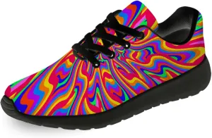 Psychedelic Shoes for Men Women Running Tennis Gym Shoes Athletic Walking Sneakers Gifts for Boyfriend Girlfriend