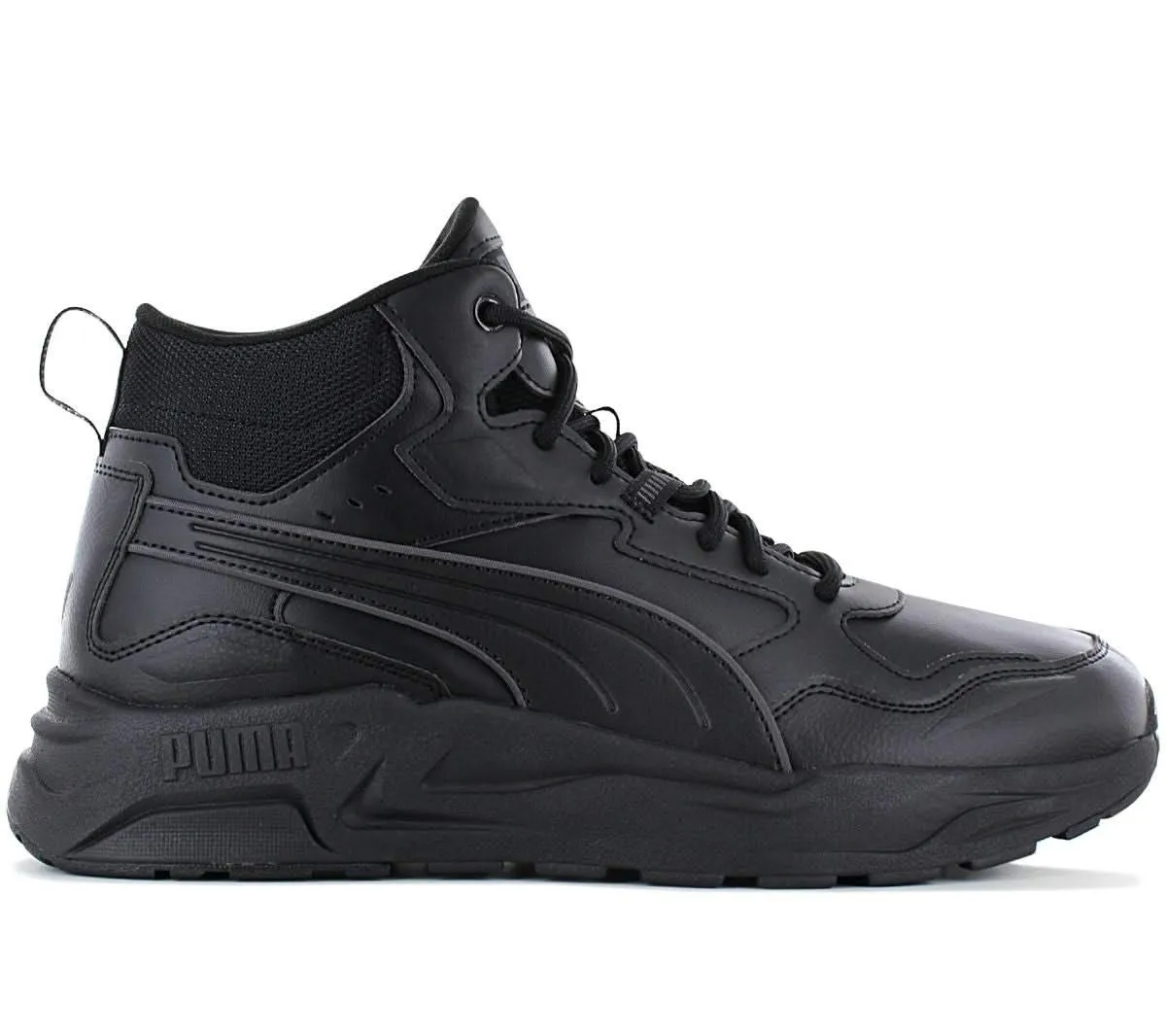 Puma Trinity Lite Mid - Herren Winter Schuhe Sneakers Schwarz 395302-01