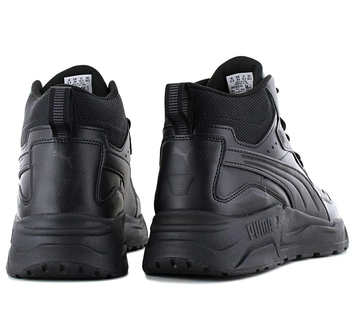 Puma Trinity Lite Mid - Herren Winter Schuhe Sneakers Schwarz 395302-01