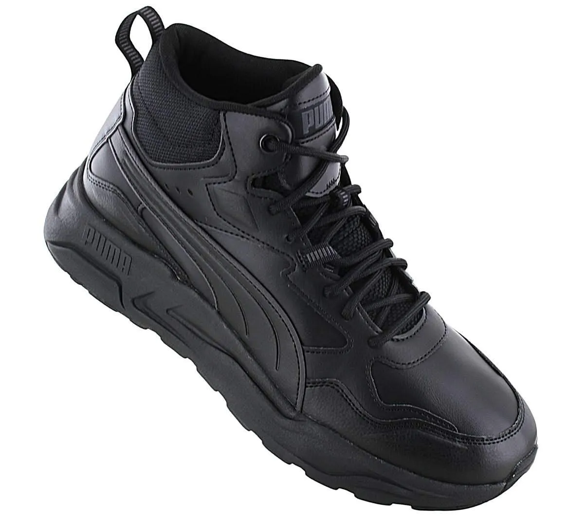 Puma Trinity Lite Mid - Herren Winter Schuhe Sneakers Schwarz 395302-01