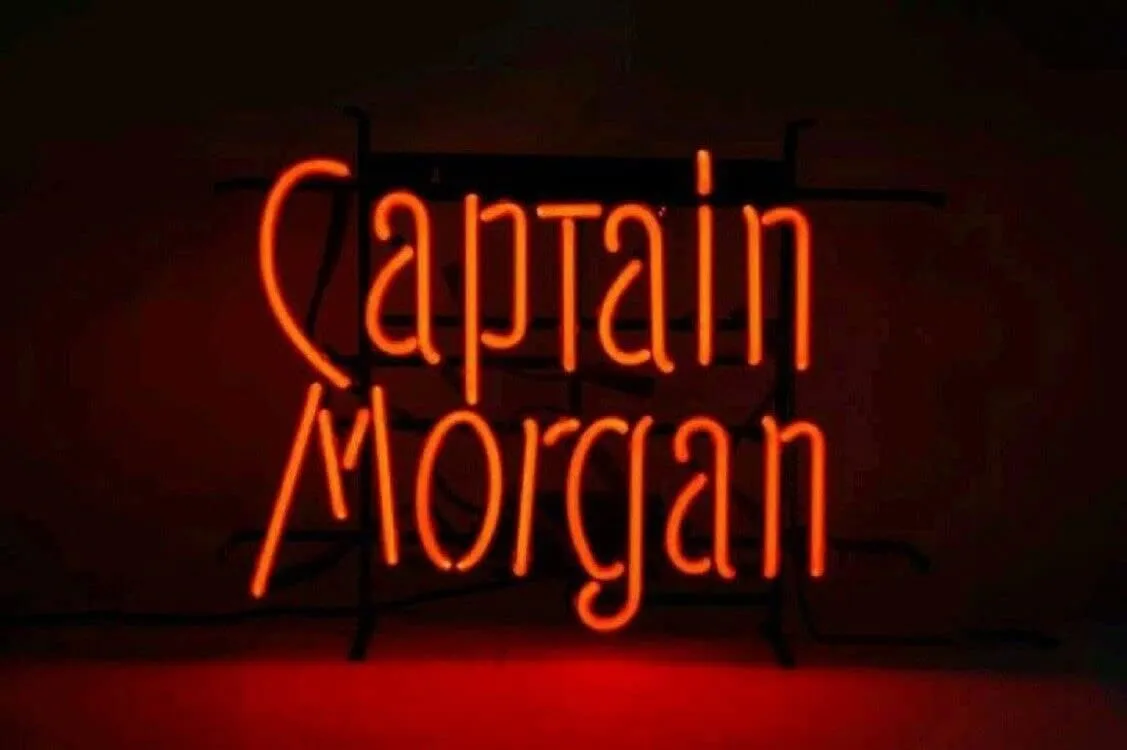 Queen Sense 17"x14" Captain Morgans Rum Neon Sign Light Man Cave Bar Pub Beer Gift Neon Lamp A117CMRSR