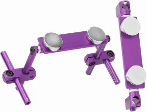 RC Magnetic Body Mount, Aluminum Alloy Magnetic Body Shell Mount with Installation Accessories Magnet RC Car Body Post for HSP 1/10 RC Racing Car (Purple)