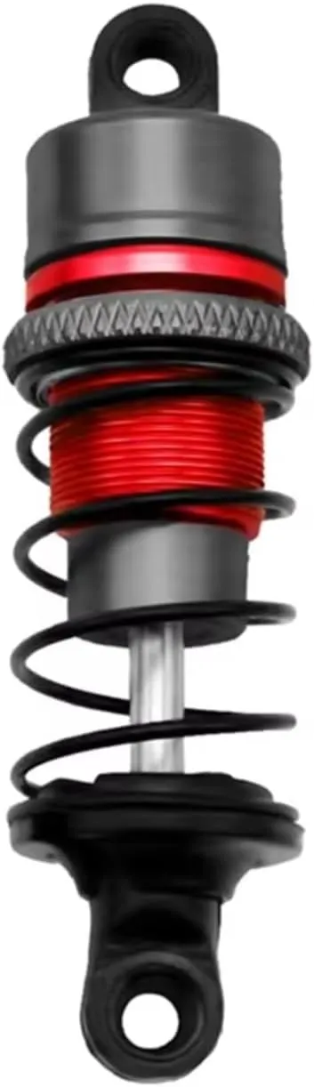 Rc Special Shock Absorber 1Pair 63Mm 1/10 Of Metal Hydraulic Shock Absorbers RC Remote Control Car Flat For Racing Drift Car Parts Accessories Upgrade Replacement Use(Red)