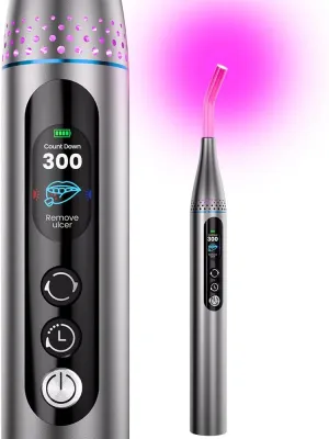 Red Light Therapy for Face, FSA HSA Eligible Cold Sore Treatment Red Light Therapy Wand, Rechargeable Clinical Grade Infrared Light Therapy, Ideal for Lips, Skin, Pain Relief, Fast Recovery