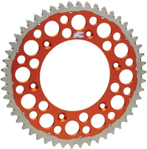 Renthal TwinRing Rear Sprocket 48 Tooth Orange for KTM 450 XC-F 2013-2017
