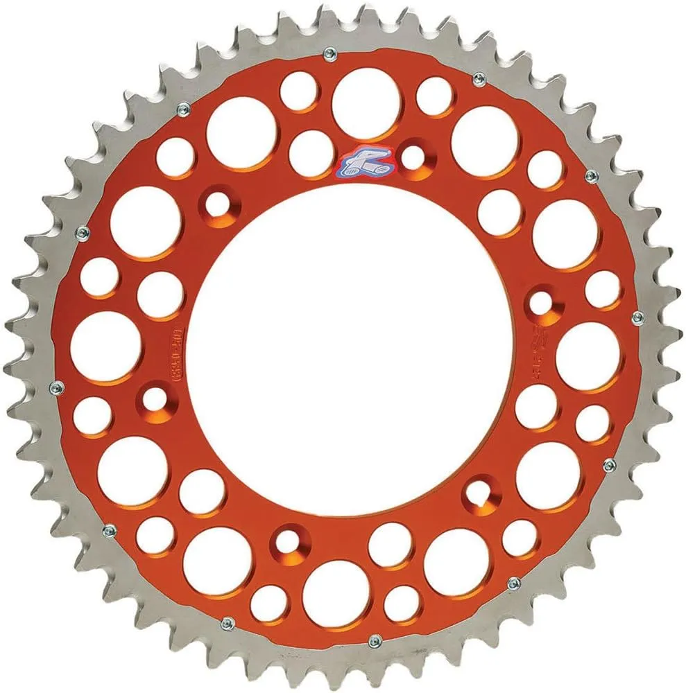 Renthal TwinRing Rear Sprocket 48 Tooth Orange for KTM 450 XC-F 2013-2017