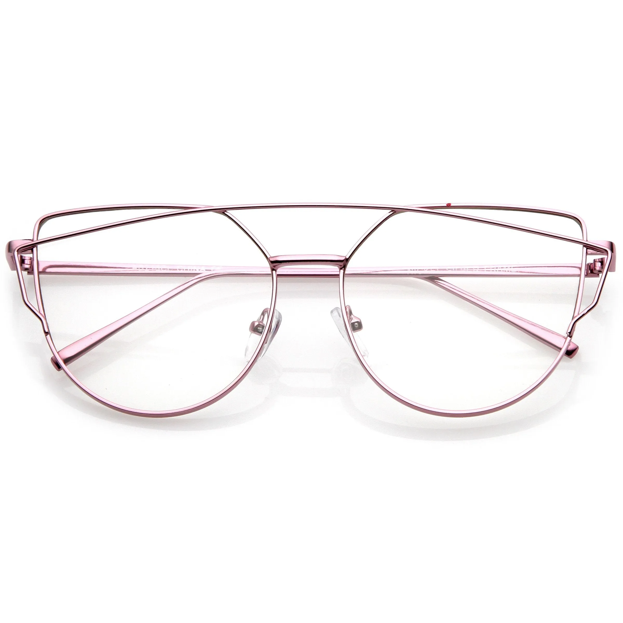 Retro Modern Intricately Designed Clear Lens Glasses C295