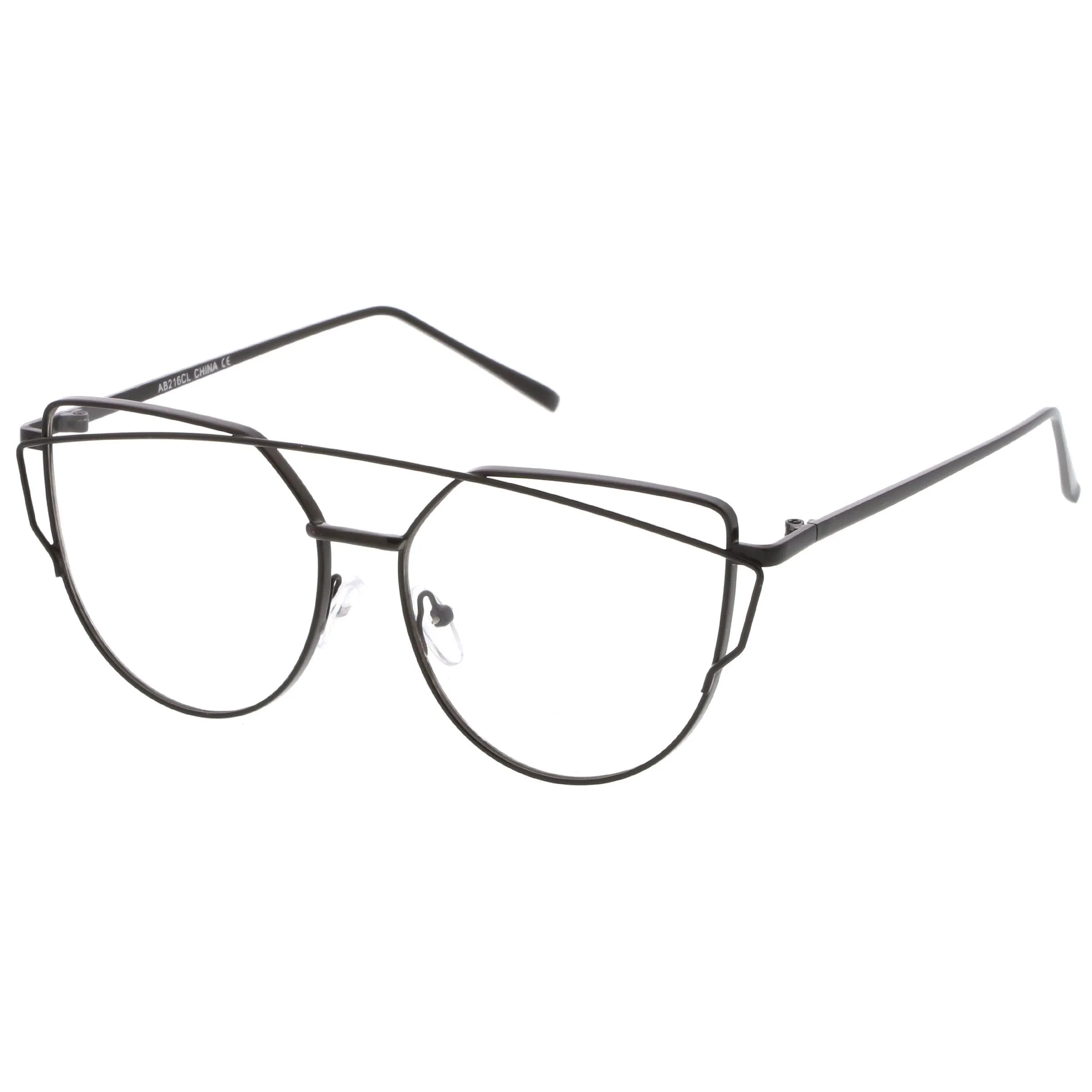 Retro Modern Intricately Designed Clear Lens Glasses C295