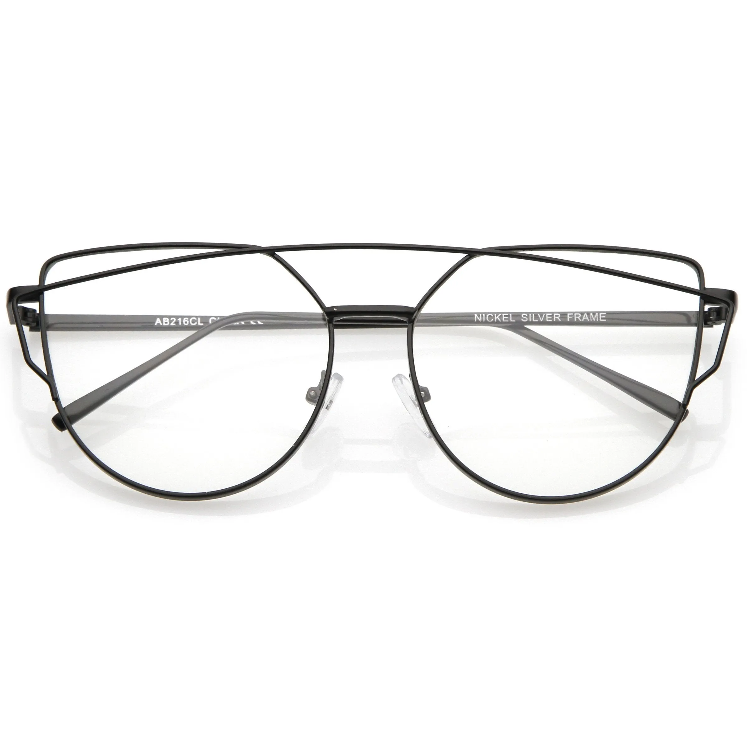 Retro Modern Intricately Designed Clear Lens Glasses C295