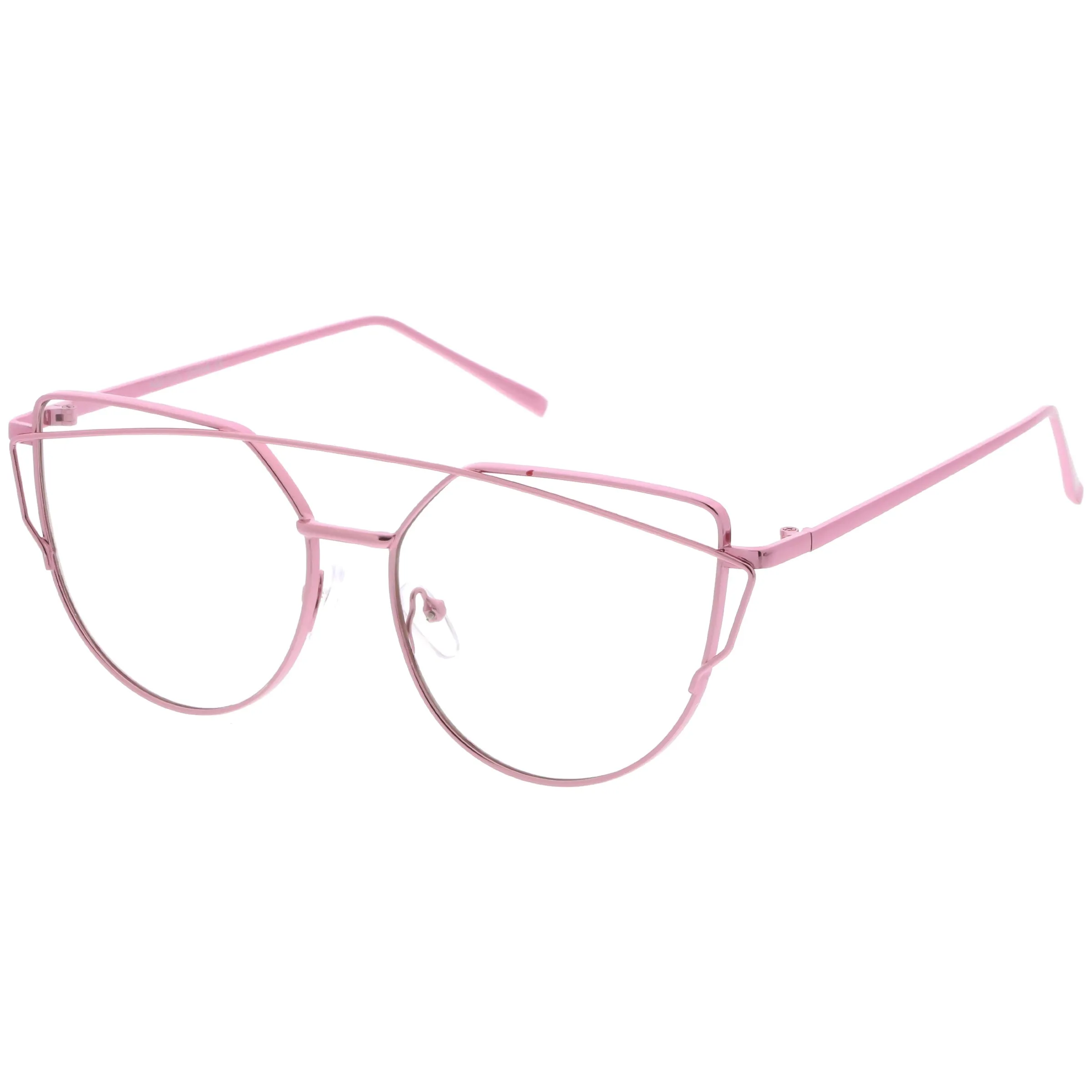 Retro Modern Intricately Designed Clear Lens Glasses C295