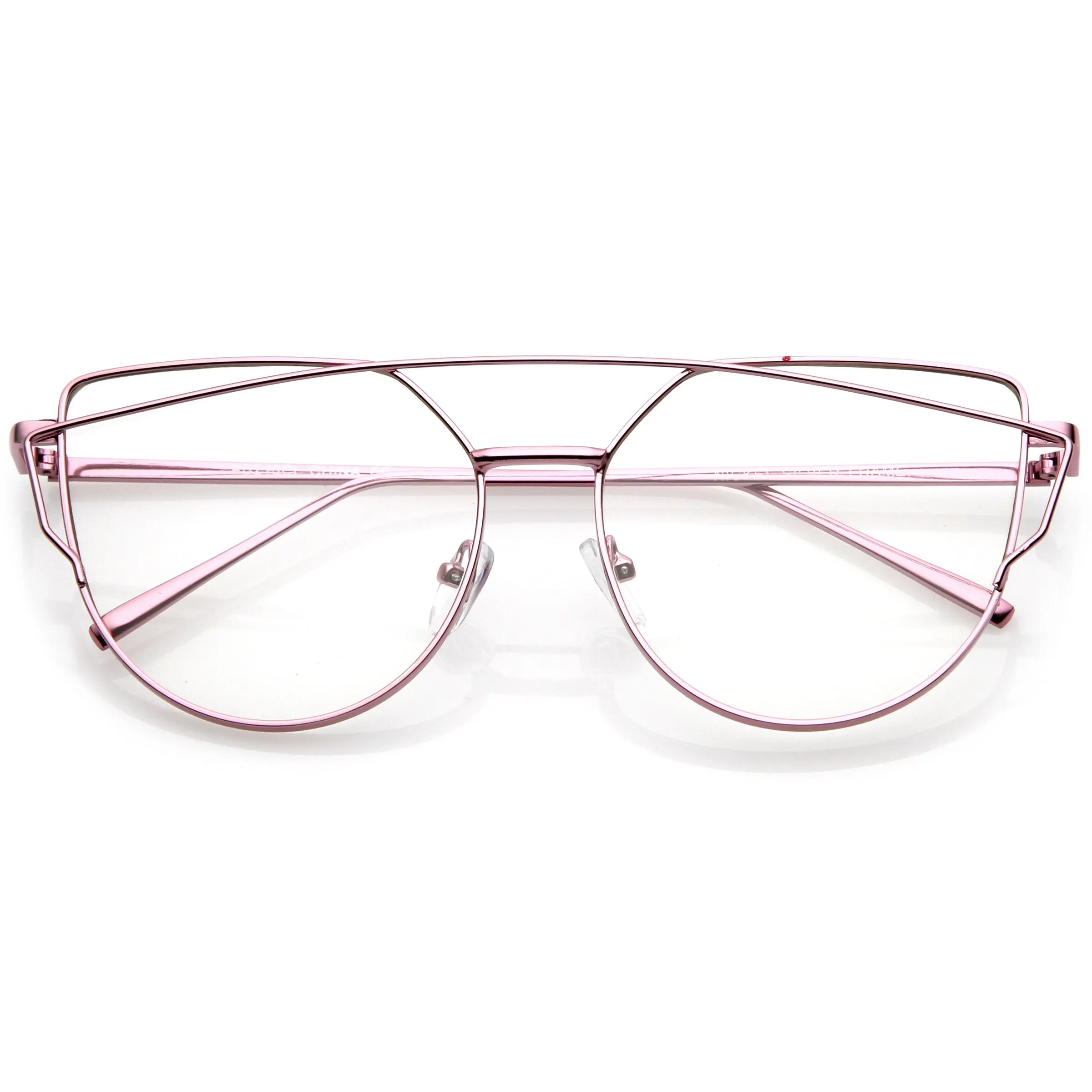 Retro Modern Intricately Designed Clear Lens Glasses C295