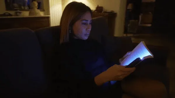 RoyaleGlow Premium Flat Book Panel Reading Night Light