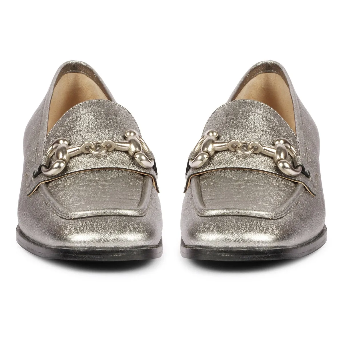 Saint G - Jacqueline Metallic Loafers Footwear