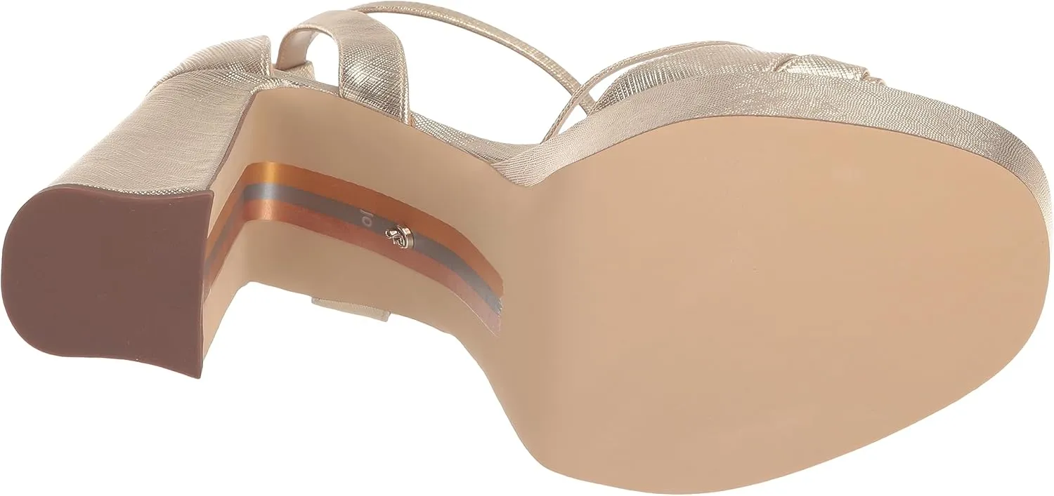 Sam Edelman Women's Kamille Ankle Strap Platform Heel