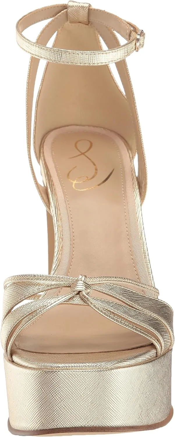Sam Edelman Women's Kamille Ankle Strap Platform Heel