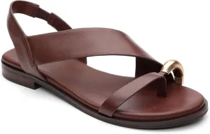 Sanctuary Women's Suave Ring Sandal-Open Toe Slip-On, Comfortable Cushioned Footbed, Stylish Casual Summer Footwear