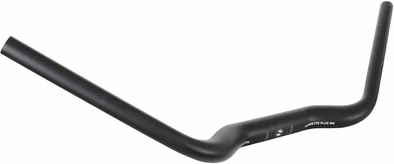 Satori NOIRETTE Plus Bike Bicycle Aluminium Alloy Handlebar 31.8x660mm - 41 Degree Sweep Back - for Trekking, Touring, City, Commuting & Urban Retro Bikes - Moustache Shape Extra Wide Dutch M Shape