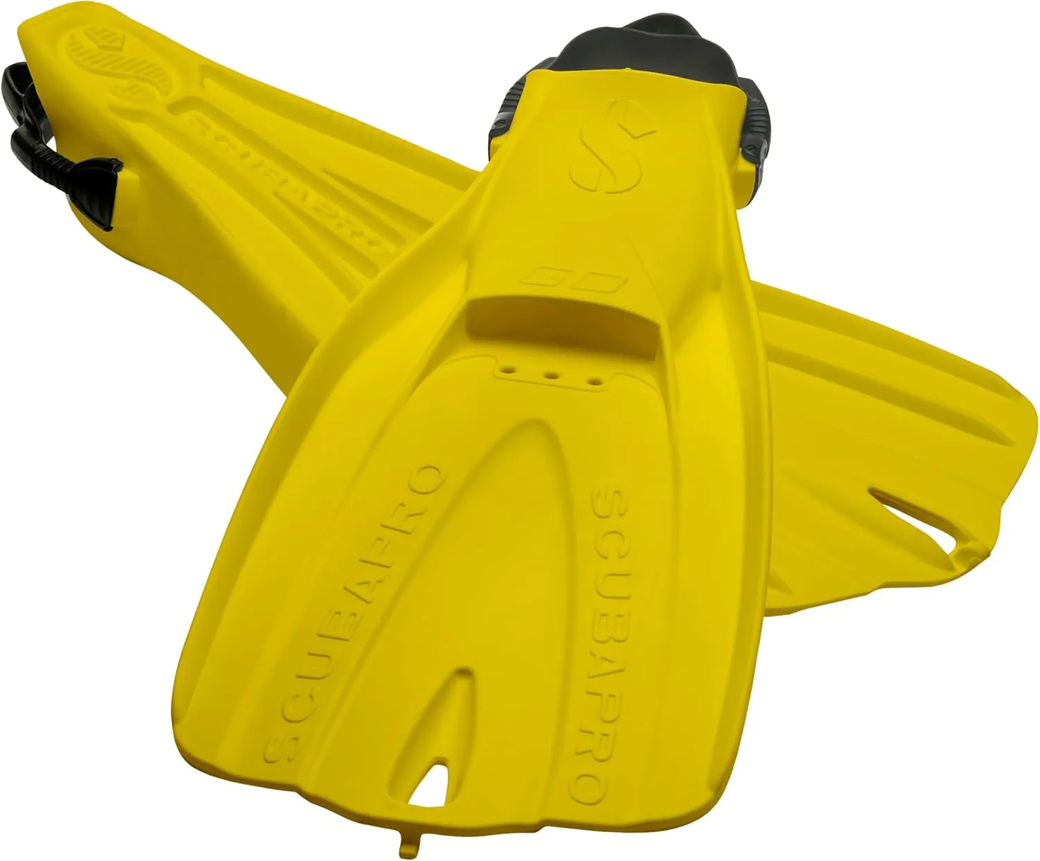 SCUBAPRO GO Travel Scuba Diving Fin for Snorkeling and Swimming, Open Heel Strap