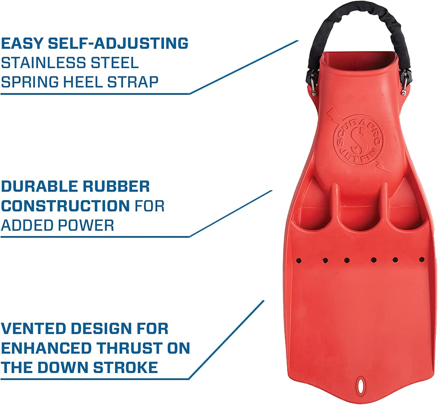 SCUBAPRO Jet Diving Fin with Spring Heel Strap