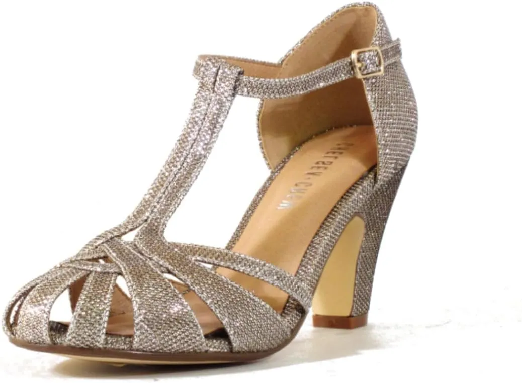 Sergi Women's T-Strap Heels