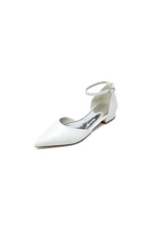 Simple Ankle Strap Buckle Kitten Heels