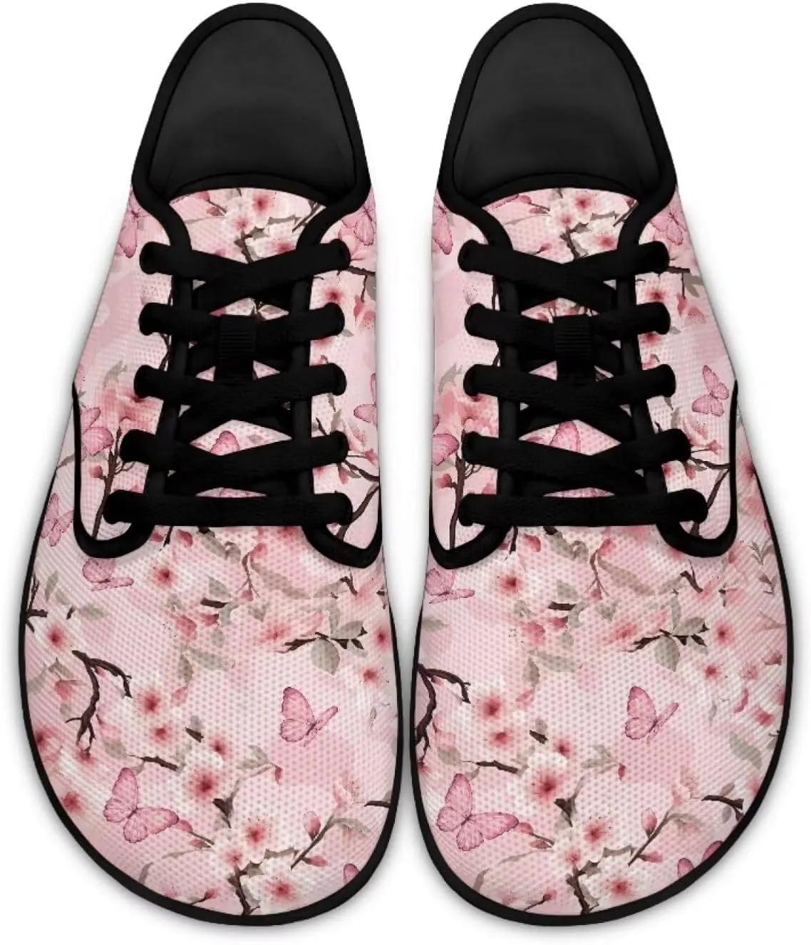 Slip On Shoes Wide Toe Box Zero Drop Fashion Sneakers Breathable Mesh Tennis Athletic Shoes for Women Men
