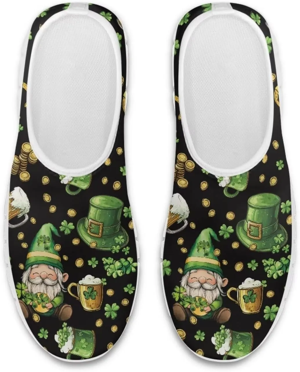 Slip On Walking Shoes for Women Casual Shoes Novelty Patterns Work Shoes