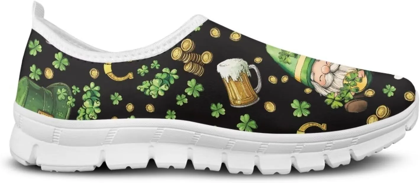Slip On Walking Shoes for Women Casual Shoes Novelty Patterns Work Shoes