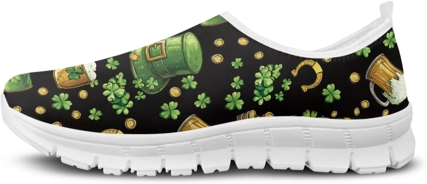 Slip On Walking Shoes for Women Casual Shoes Novelty Patterns Work Shoes