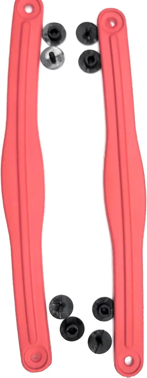Snappy Replacement Heel Strap for Croc (red Strap 8 inches Long)