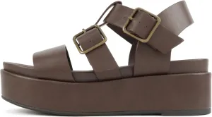 Soda “STELLAR” ~ Women Flatform Multi Strap Double Buckle Open Toe Ankle Strap Platform Wedge Sandals